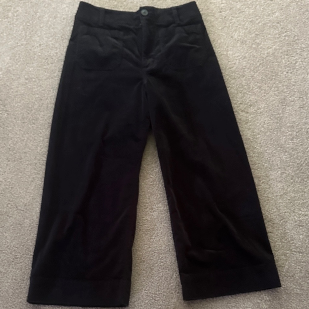 Anthropology Colette style Corduroy Black pants
